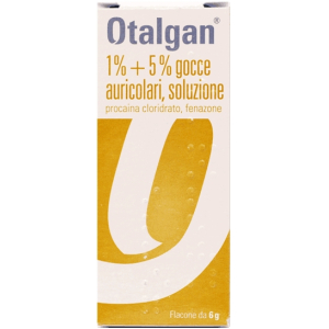 OTALGAN 1% + 5% GOCCE AURICOLARI, SOLUZIONE FLACONE DA 6G