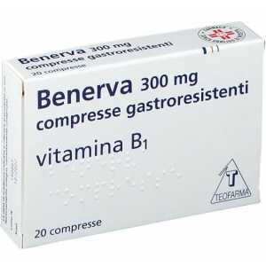 BENERVA 300 MG COMPRESSE GASTRORESISTENTI 20 COMPRESSE