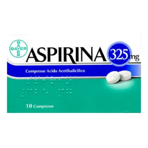 ASPIRINA 325 MG 10 COMPRESSE