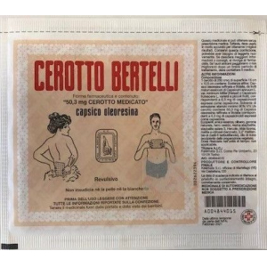 CEROTTO BERTELLI 192 MG CEROTTO MEDICATO 1 CEROTTO 16 X 12,5 CM