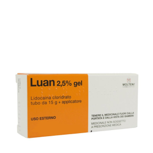 LUAN 2,5 % GEL TUBO DA 15 G