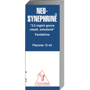 NEOSYNEPHRINE 2,5 MG/ML GOCCE NASALI, SOLUZIONE FLACONE 15 ML