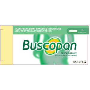 BUSCOPAN 10 MG SUPPOSTE 6 SUPPOSTE