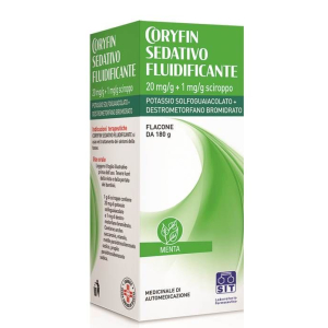 CORYFIN SEDATIVO FLUIDIF 2 G+0,1 G SCIROPPO 1 FLACONE 180 G