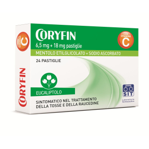 CORYFIN C 6,5 MG + 18 MG PASTIGLIE 24 PASTIGLIE