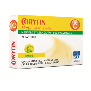 CORYFIN C 2,8 MG + 16,8 MG PASTIGLIE 24 PASTIGLIE