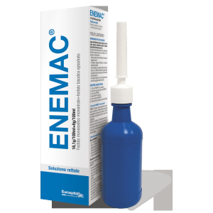 ENEMAC 16,1 G/100 ML + 6 G/100 ML SOLUZIONE RETTALE 1 CONTENITORE MONODOSE 130 ML