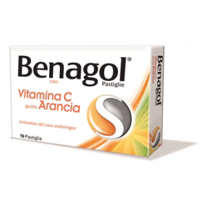 BENAGOL VIT C PASTIGLIE CON VITAMINA C GUSTO ARANCIA 16 PASTIGLIE