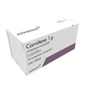 CARNITENE 1 G COMPRESSE MASTICABILI  BLISTER ALU/ALU 10 COMPRESSE