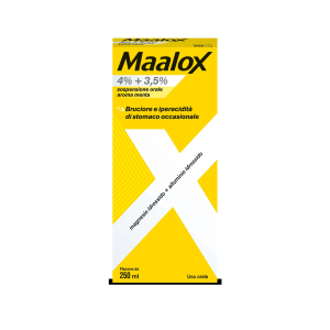 MAALOX 4% + 3,5% SOSPENSIONE ORALE AROMA MENTA FLACONE IN PET DA 250 ML