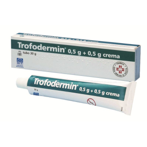 TROFODERMIN 0,5 G + 0,5 G CREMA TUBO 30 G