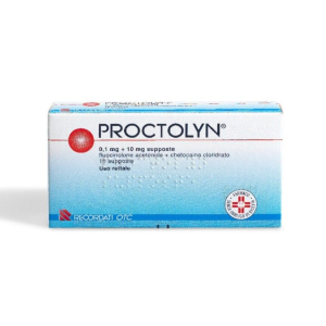 PROCTOLYN 0,1 MG + 10 MG SUPPOSTE 10 SUPPOSTE