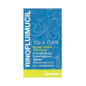 RINOFLUIMUCIL 1% + 0,5% SPRAY NASALE SOLUZIONE FLACONE 10 ML