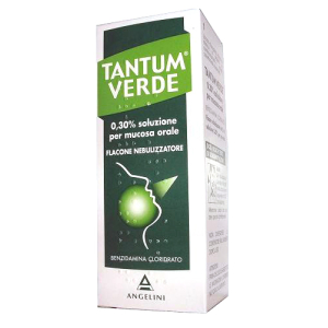 TANTUM VERDE 0,30% SOLUZIONE PER MUCOSA ORALE FLACONE NEBULIZZATORE 15 ML
