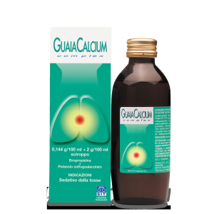 GUAIACALCIUM COMPLEX 0,144 G/100 ML + 2 G/100 ML SCIROPPO FLACONE 200 ML