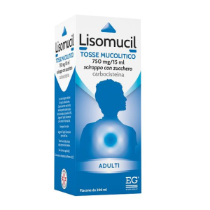 LISOMUCIL TOSSE MUC 750 MG/15 ML SCIROPPO CON ZUCCHERO FLACONE 200 ML