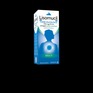 LISOMUCIL TOSSE MUC 750 MG/15 ML SCIROPPO SENZA ZUCCHERO FLACONE 200 ML