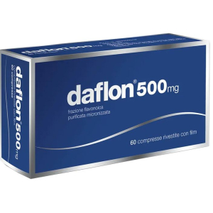 DAFLON 500 MG COMPRESSE RIVESTITE CON FILM 60 COMPRESSE IN BLISTER PVC/AL