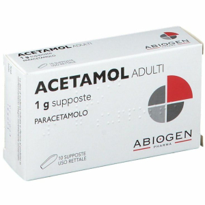 ACETAMOL ADULTI 1 G SUPPOSTE 10 SUPPOSTE