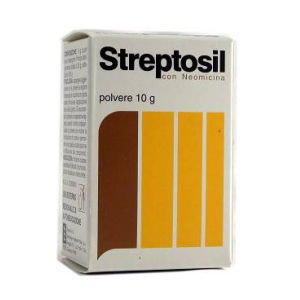 STREPTOSIL NEOMICINA 99,5% + 0,5% POLVERE CUTANEA 10 G IN FLACONE PE