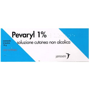 PEVARYL 1% SOLUZIONE CUTANEA NON ALCOLICA 6 BUSTINE 10 G