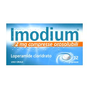 IMODIUM 2 MG COMPRESSE OROSOLUBILI 12 COMPRESSE