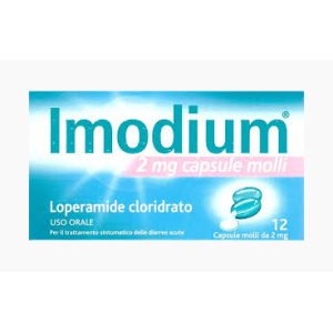 IMODIUM 2 MG CAPSULE MOLLI 12 CAPSULE