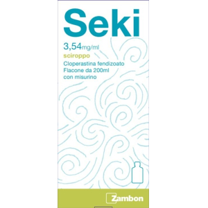 SEKI 3,54 MG/ML SCIROPPO 1 FLACONE 200 ML CON BICCHIERE DOSATORE