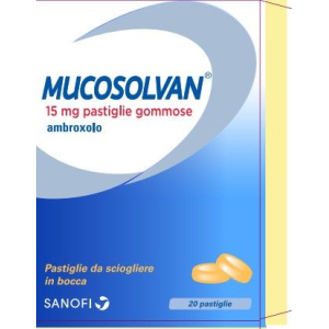 MUCOSOLVAN 15 MG PASTIGLIE GOMMOSE 20 PASTIGLIE IN BLISTER PVC/AL