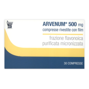 ARVENUM 500 500 MG COMPRESSE RIVESTITE CON FILM 30 COMPRESSE IN BLISTER PVC/AL