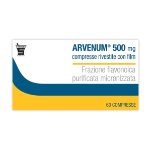 ARVENUM 500 MG COMPRESSE RIVESTITE CON FILM 60 COMPRESSE IN BLISTER PVC/AL