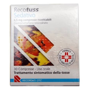 RECOTUSS SEDAT 6,5 MG COMPRESSE MASTICABILI 30 COMPRESSE