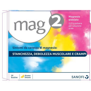 MAG 2 2,25 G POLVERE PER SOLUZIONE ORALE 20 BUSTINE