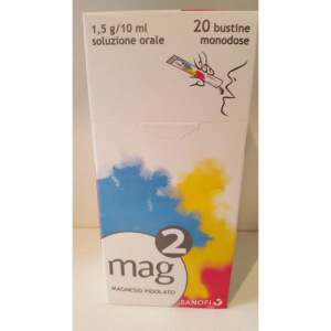 MAG 2 1,5 G/10 ML SOLUZIONE ORALE  20 BUSTINE MONODOSE IN PET/AL/PE DA 10 ML