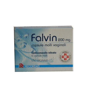 FALVIN 200 MG CAPSULE MOLLI VAGINALI 6 CAPSULE