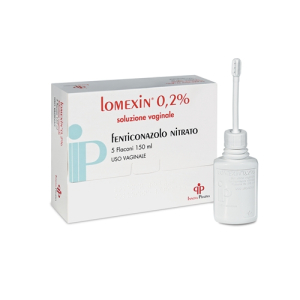 LOMEXIN 0,2% SOLUZIONE VAGINALE 5 FLACONI 150 ML