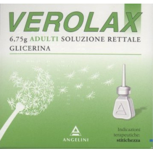 VEROLAX 9 G ADULTI SOLUZIONE RETTALE 6 CONTENITORI MONODOSE