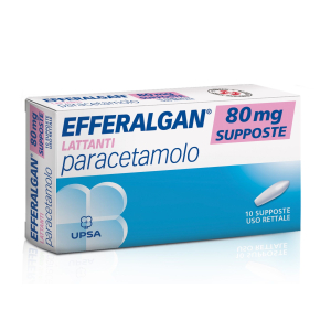 EFFERALGAN LATTANTI 80 MG SUPPOSTE 10 SUPPOSTE