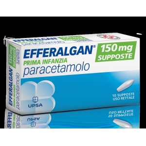 EFFERALGAN PRIMA INFANZIA 150 MG SUPPOSTE 10 SUPPOSTE