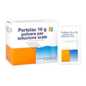 PORTOLAC 10 G POLVERE PER SOLUZIONE ORALE 20 BUSTINE