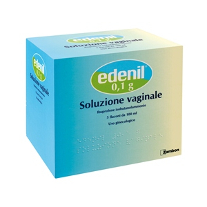 EDENIL 0,1 G SOLUZIONE VAGINALE 5 FLACONI DI SOLUZIONE DA 100 ML