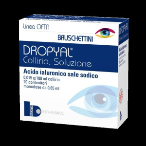 DROPYAL 0,65 ML COLLIRIO, SOLUZIONE 20 CONTENITORI MONODOSE