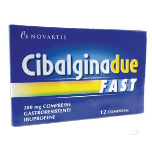 CIBALGINA DUE FAST FAST 200 MG COMPRESSE GASTRORESISTENTI 12 COMPRESSE