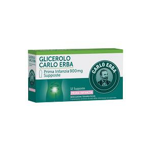 GLICEROLO PRIMA INFANZIA 900 MG SUPPOSTE 12 SUPPOSTE