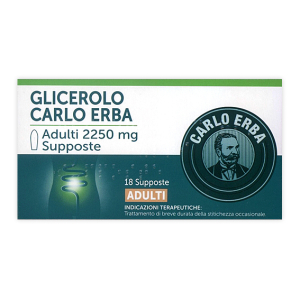 GLICEROLO ADULTI 2,250 G SUPPOSTE 18 SUPPOSTE