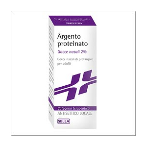 ARGENTO PROTEINATO 2% GOCCE NASALI E AURICOLARI, SOLUZIONE FLACONE 10 ML