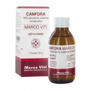 CANFORA MV 10% SOLUZIONE CUTANEA 1 FLACONE 100 G DI SOLUZIONE IDROALCOLICA