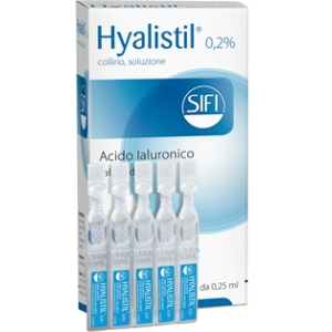 HYALISTIL 0,2% COLLIRIO, SOLUZIONE 20 CONTENITORI MONODOSE 0,25 ML