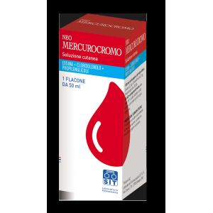 NEOMERCUROCROMO SOLUZIONE CUTANEA 1 FLACONE 50 ML