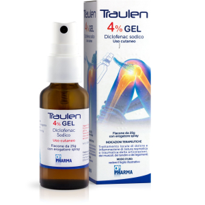 TRAULEN 4% GEL FLACONE CON EROGATORE DA 25 G